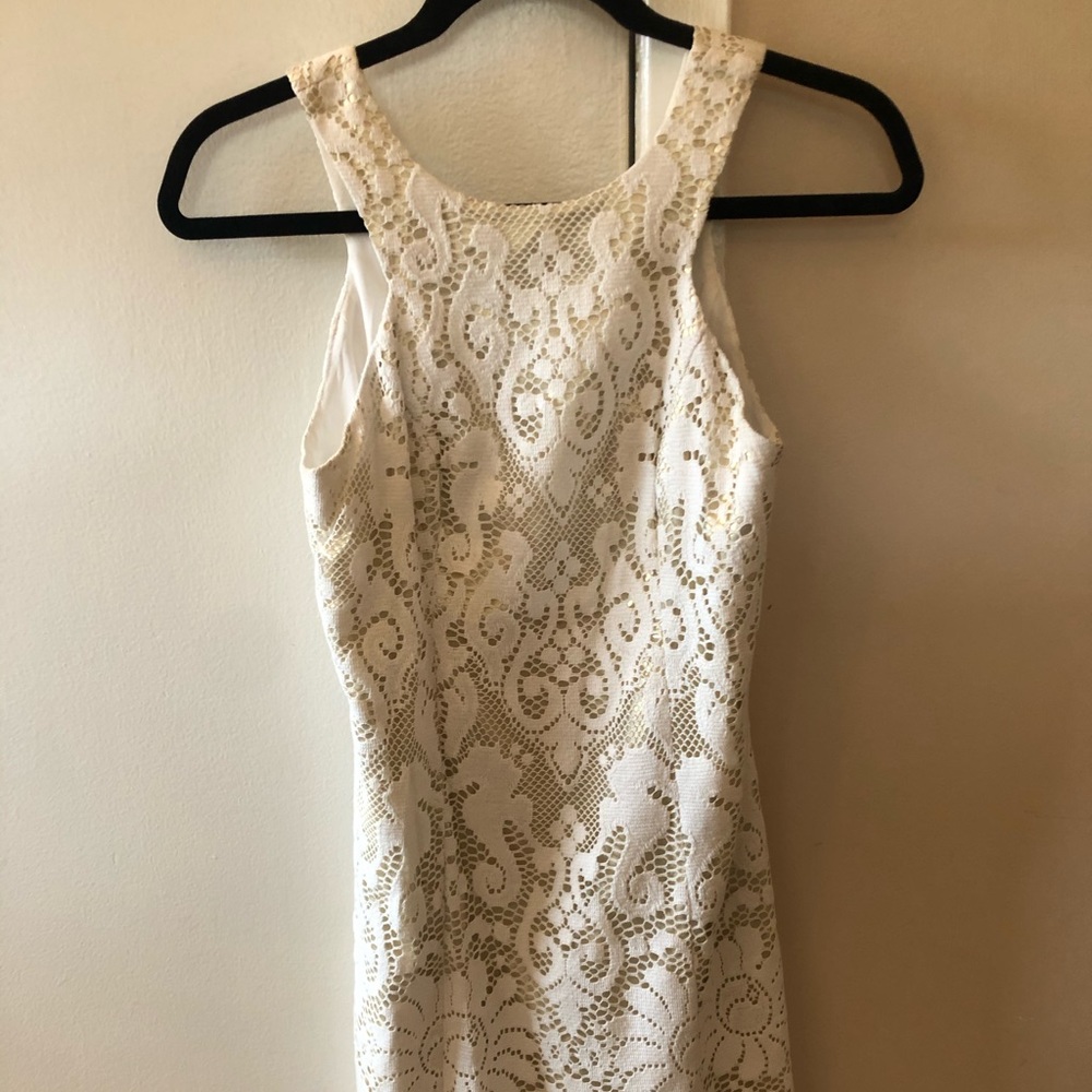 Lilly Pulitzer Largo Lace Seahorse Shift Dress